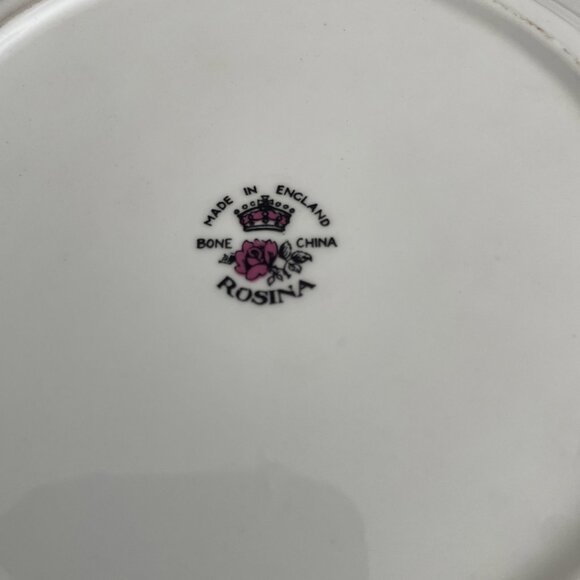Rosina Made In England Bone China Saucers Lot Of 2 - Picture 5 of 8